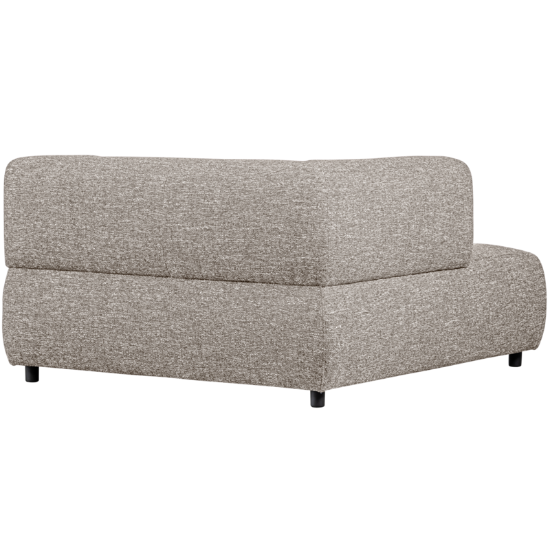 WOOOD-collectie Louis 1,5-Zits Chaise Longue Met Arm Links Melange Powder