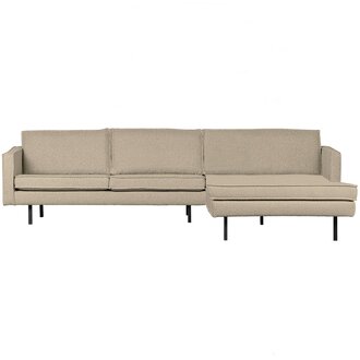 BePureHome Rodeo Chaise Longue Rechts Boucle Beige