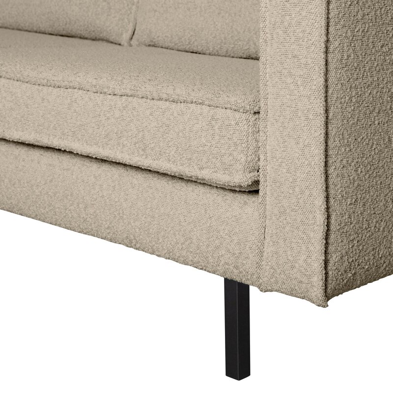 WOOOD-collectie Rodeo Bank 2.5-Zits Boucle Beige