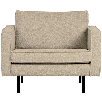 BePureHome Rodeo Fauteuil Boucle Beige