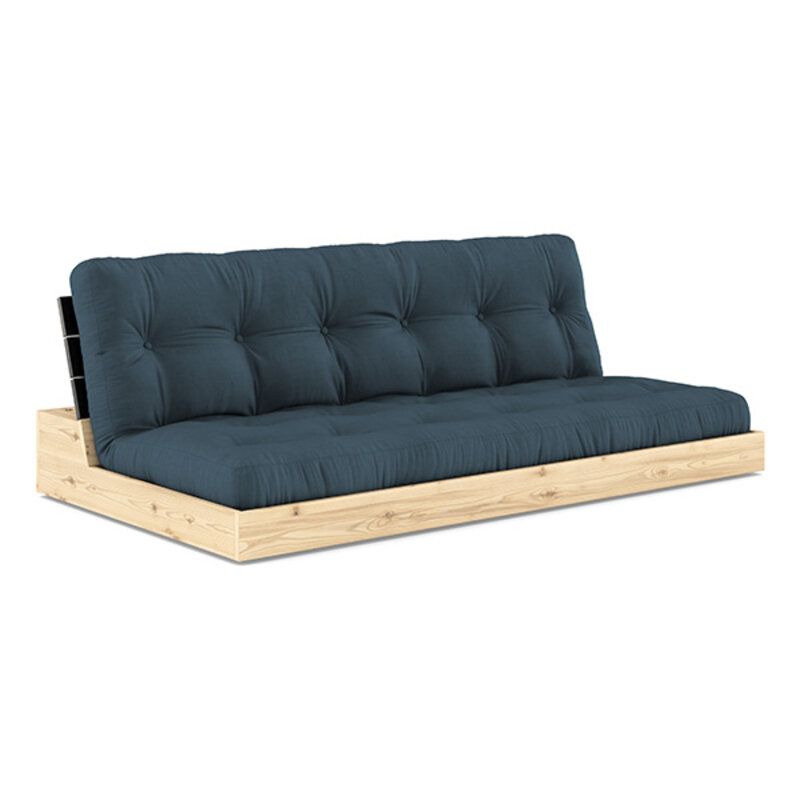 Karup Design-collectie Base Black Night Lacquered W. 5-Layer Mixed Mattress Linen