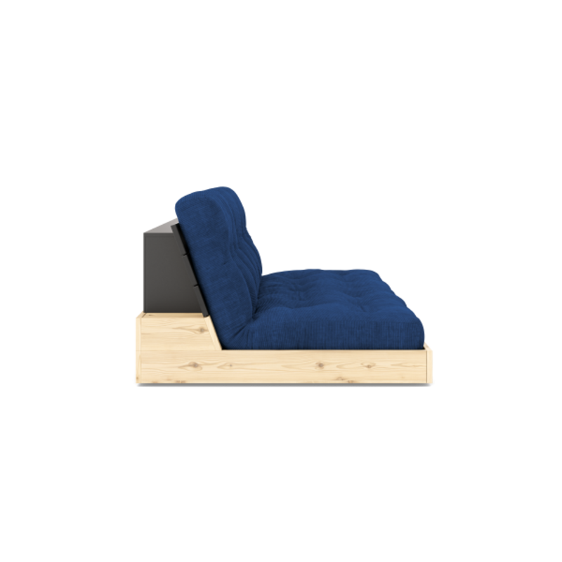 Karup Design-collectie Base Black Night Lacquered W. 5-Layer Mixed Mattress