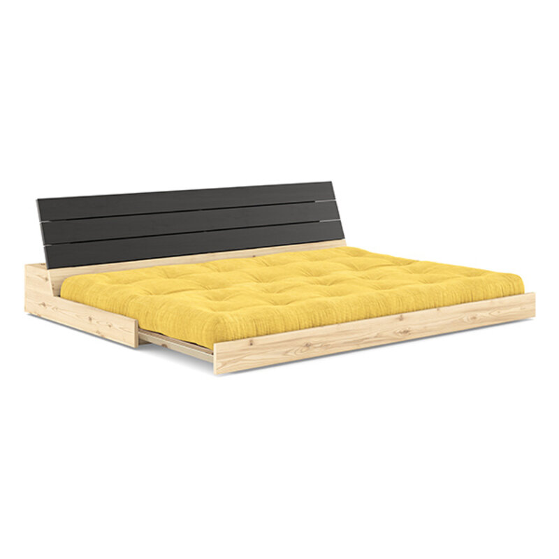 Karup Design-collectie Base Black Night Lacquered W. 5-Layer Mixed Mattress