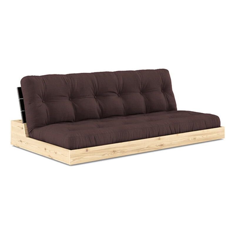 Karup Design-collectie Base Black Night Lacquered W. 5-Layer Mixed Mattress Linen