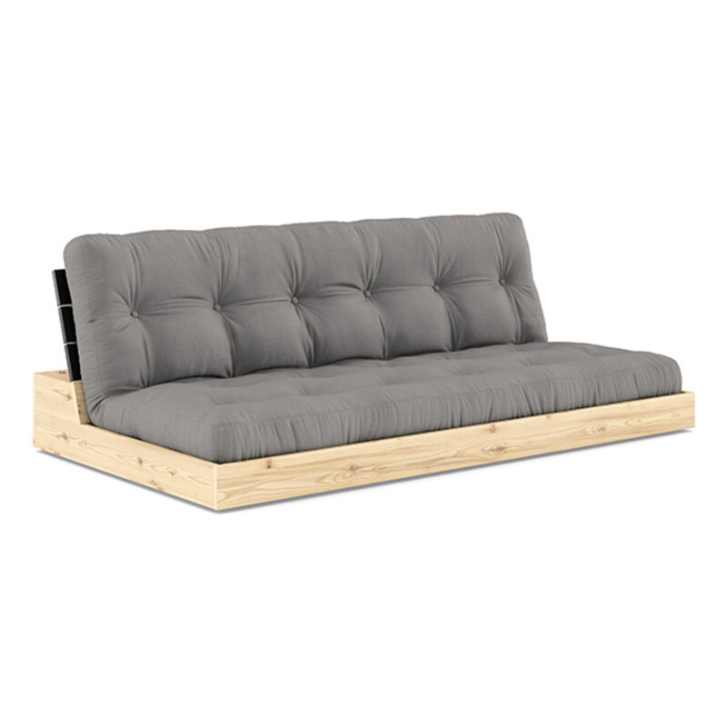 Karup Design-collectie Base Black Night Lacquered W. 5-Layer Mixed Mattress Linen