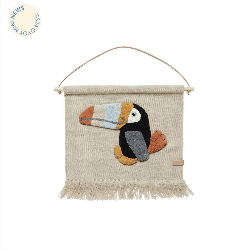 OYOY MINI Toucan Wandhanger  Klei