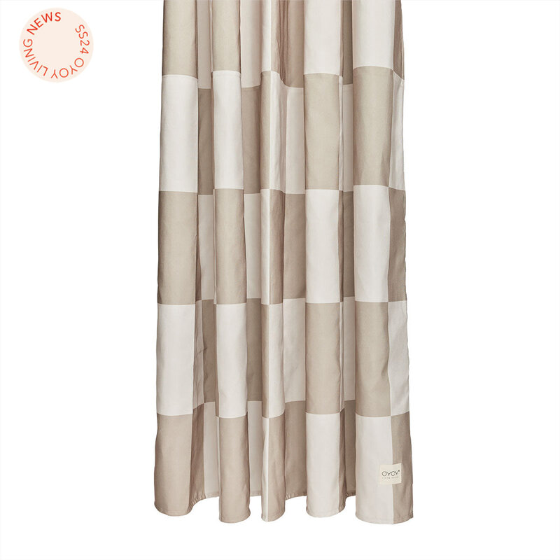 OYOY LIVING Chess Shower Curtain