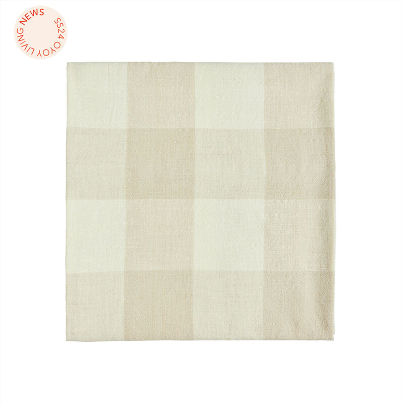 OYOY LIVING Chess tablecloth  260x140 cm