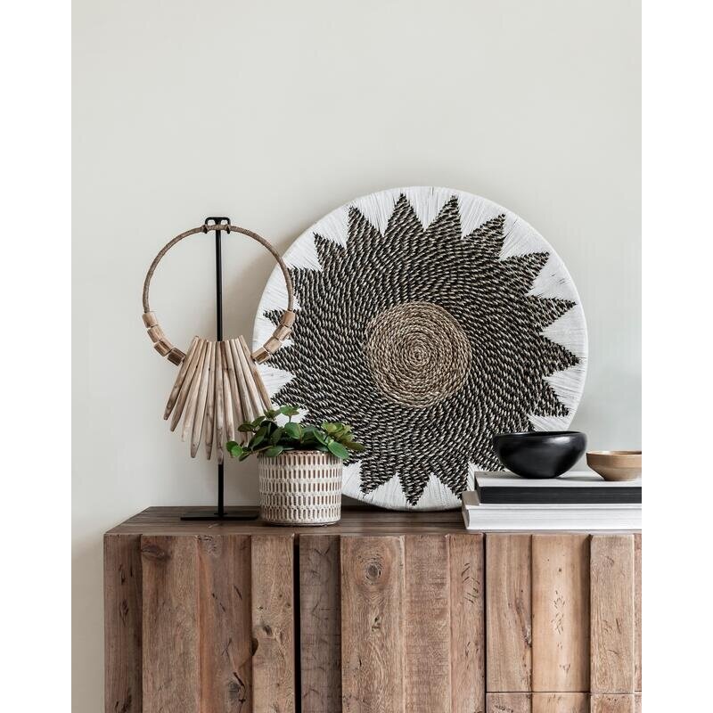 MUST Living-collectie Decorative wooden necklace on an stand