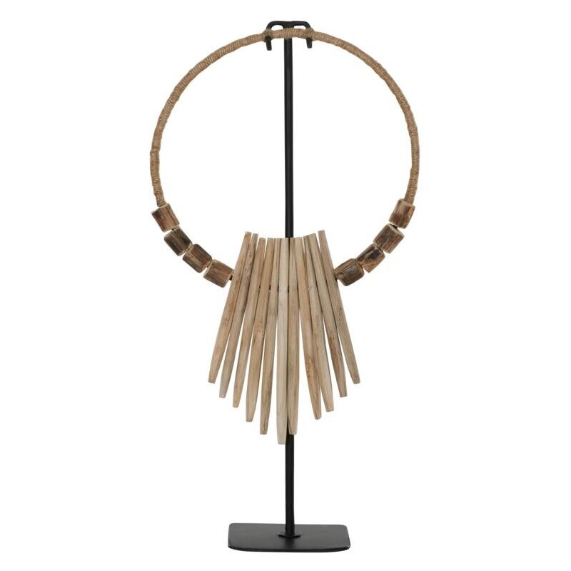 MUST Living-collectie Decorative wooden necklace on an stand