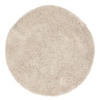 Vloerkleed Celeste rond dia 150 cm beige