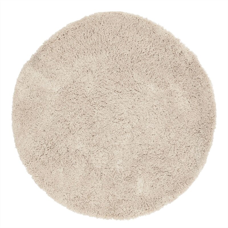 Vloerkleed Celeste rond dia 150 cm beige