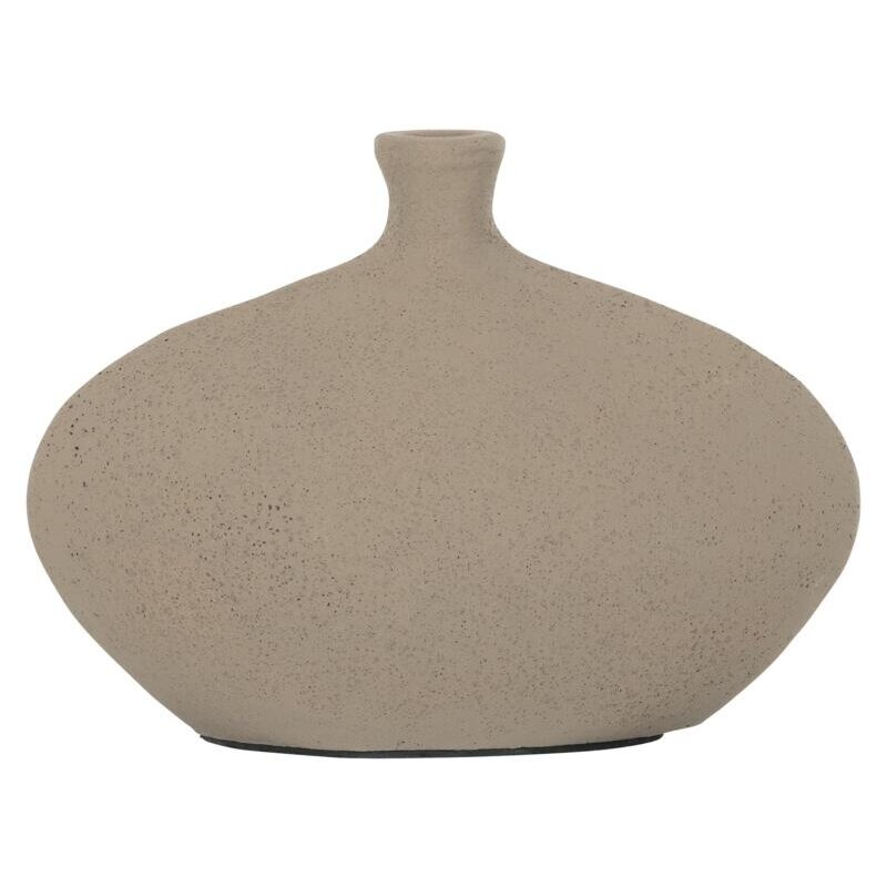 MUST Living-collectie Vaas Nava zand 21x28x13 cm terracota