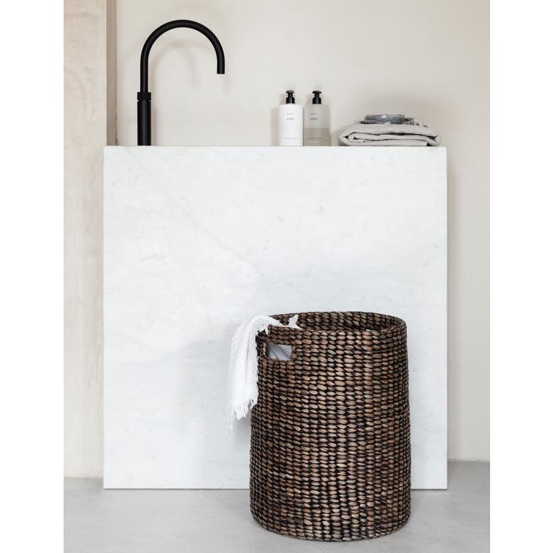 MUST Living-collectie Laundry basket Bora Bora BLACK WASH