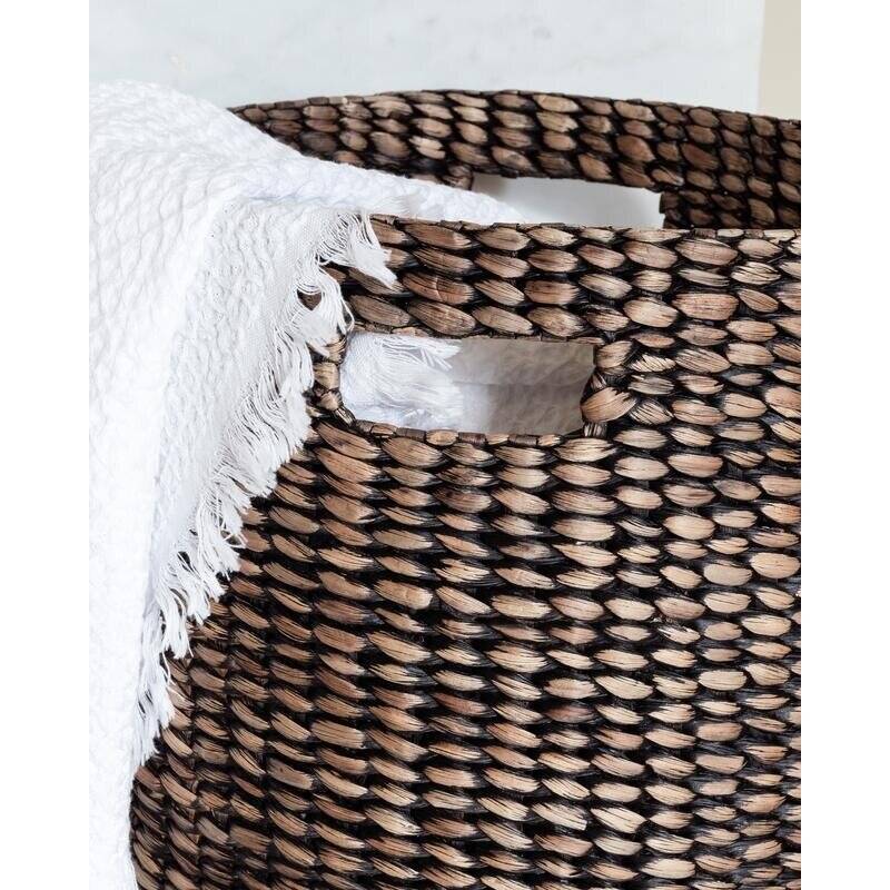 MUST Living-collectie Laundry basket Bora Bora BLACK WASH