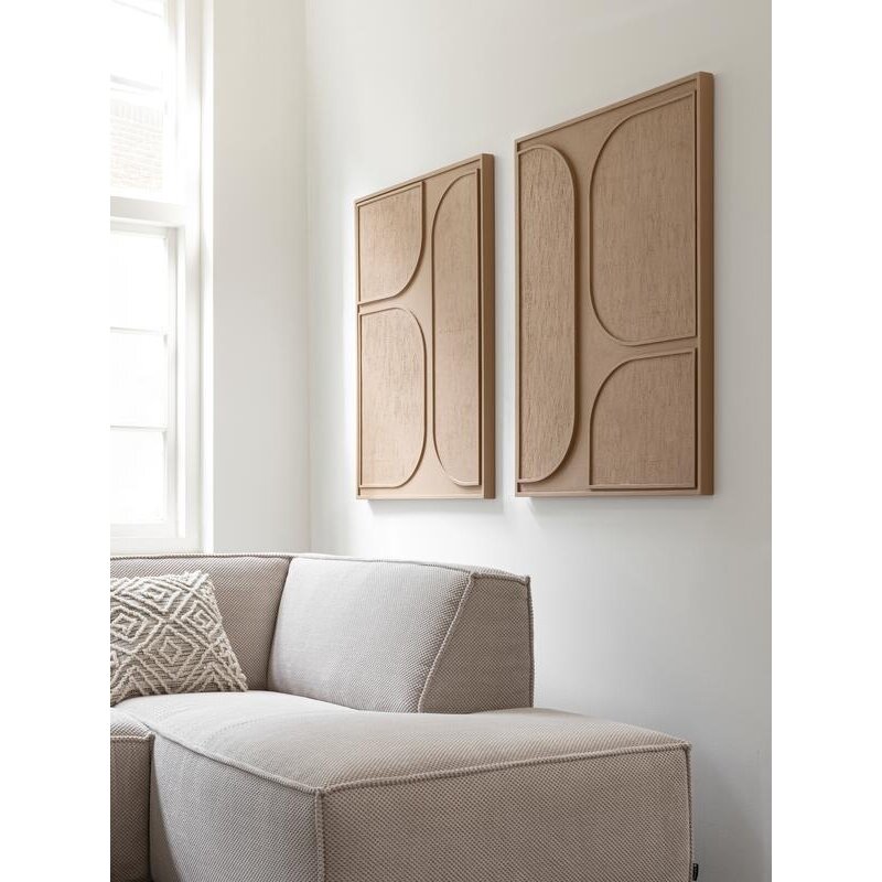 MUST Living-collectie Wall Panel Lorcan Brown small