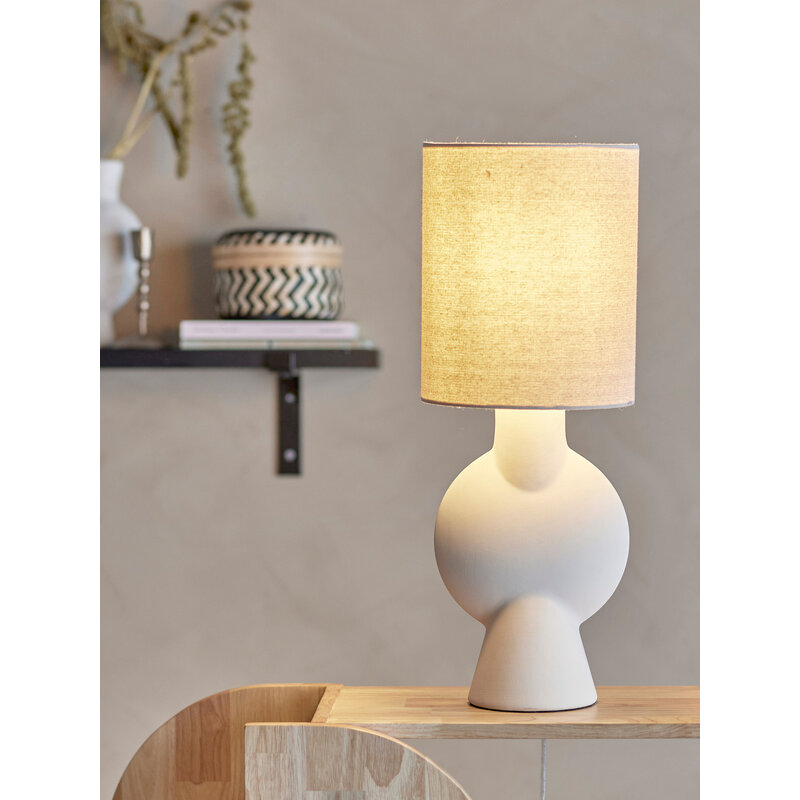 Bloomingville-collectie Sergio Table lamp, Nature, Stoneware