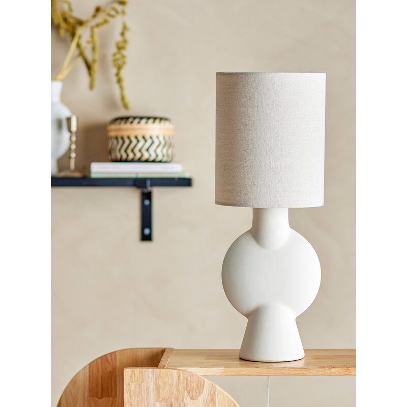 Bloomingville-collectie Sergio Table lamp, Nature, Stoneware