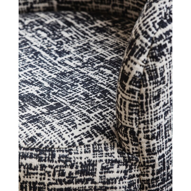 Nordal-collectie BOMU lounge chair black/white