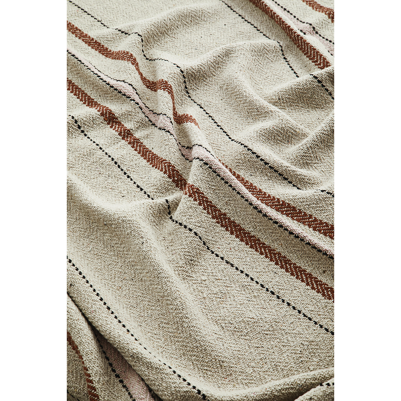 Madam Stoltz-collectie Recycled cotton throw