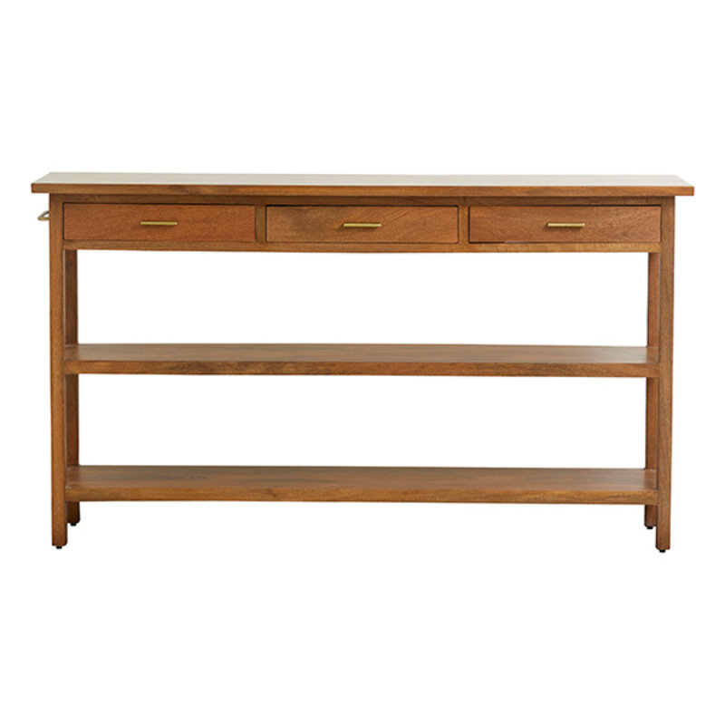 FARRIS table w. drawers nature