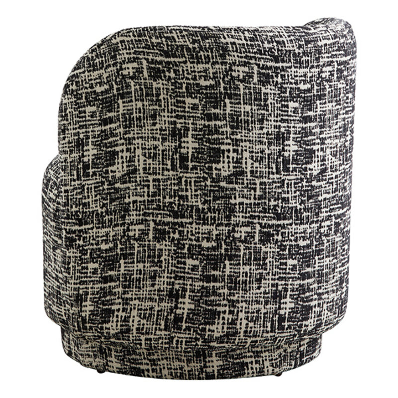Nordal-collectie BOMU lounge chair black/white
