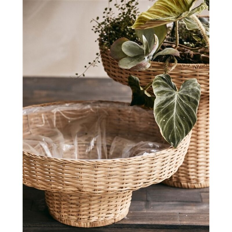 Nordal-collectie LAURIE flowerpot low nature