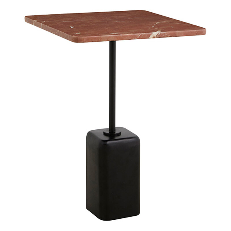 Nordal-collectie CHAO side table marble rust