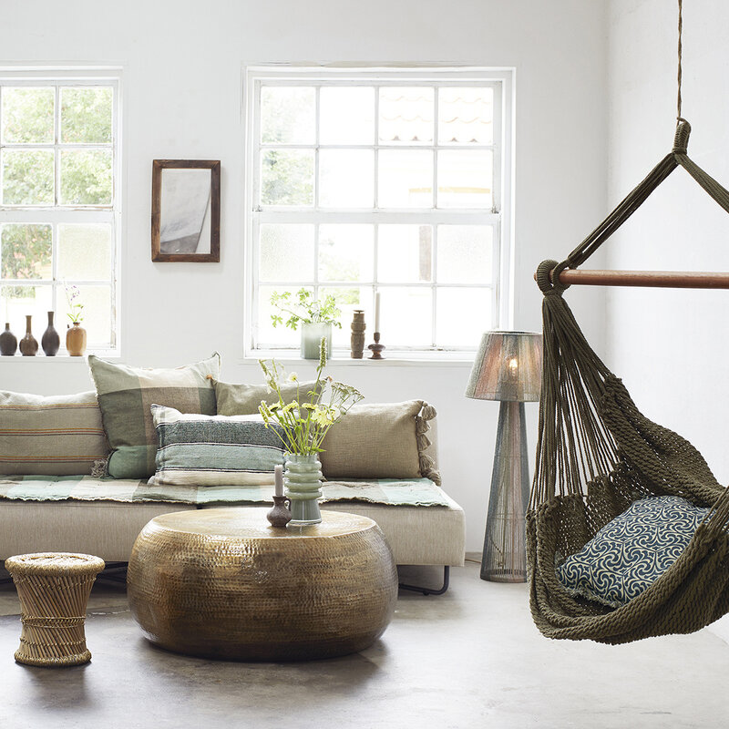 Madam Stoltz-collectie Recycled silk cushion cover