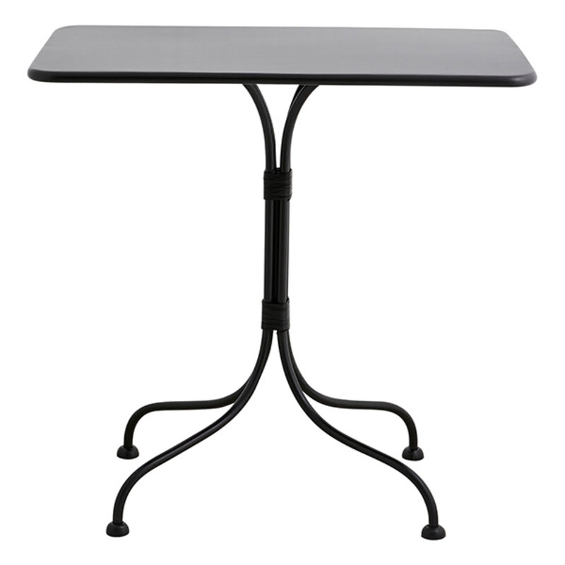 Nordal-collectie VIOLA tuintafel zwart