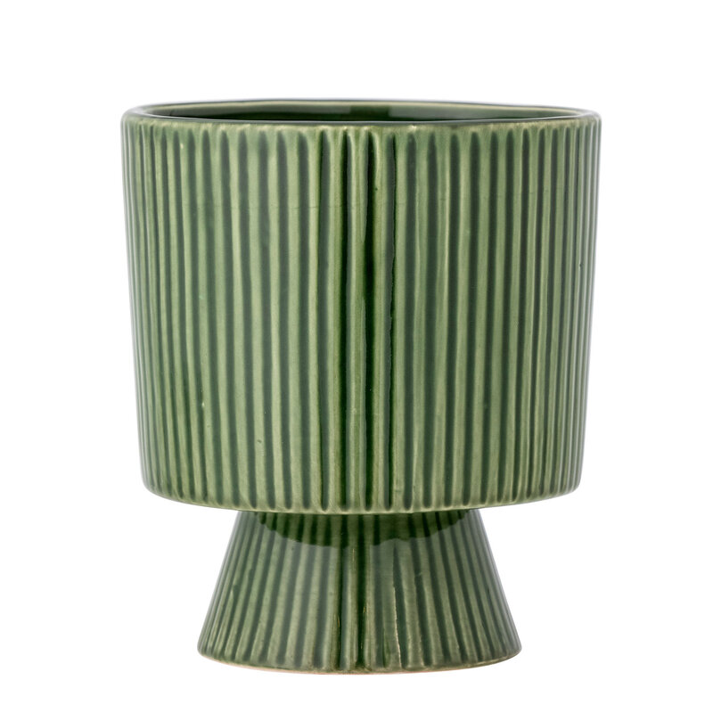 Bloomingville-collectie Ayleen Flowerpot Green Stoneware