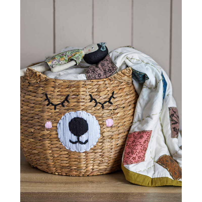 Bloomingville-collectie Eman Basket, Nature, Water Hyacinth