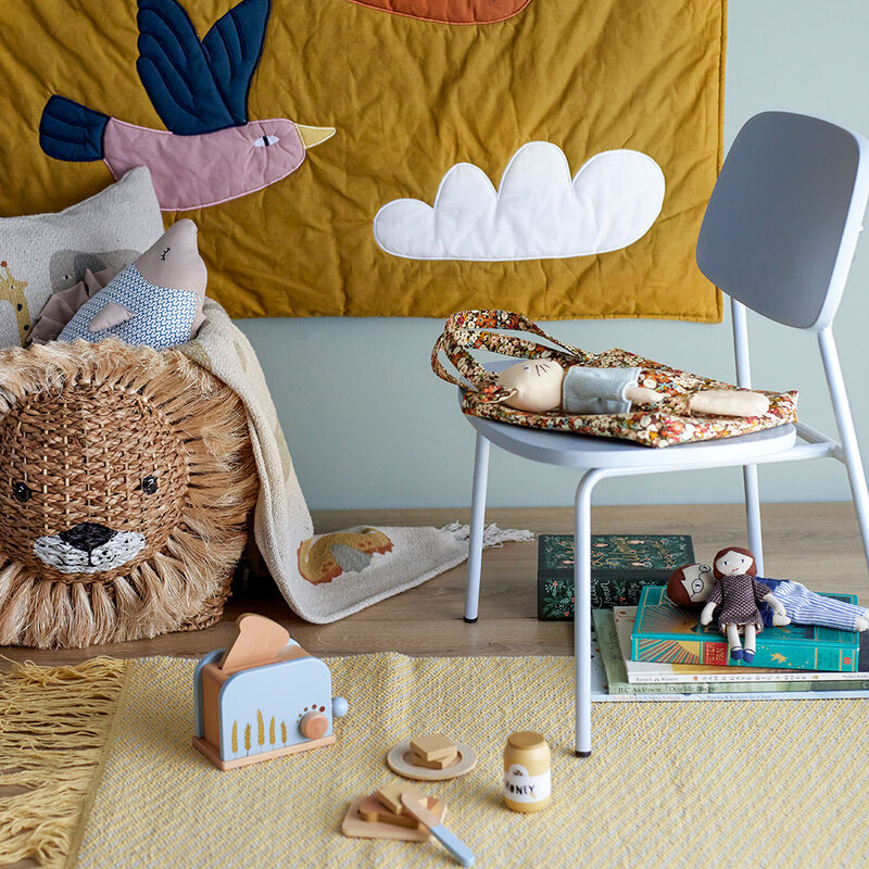 Bloomingville-collectie Harrison Basket, Nature, Bankuan Grass