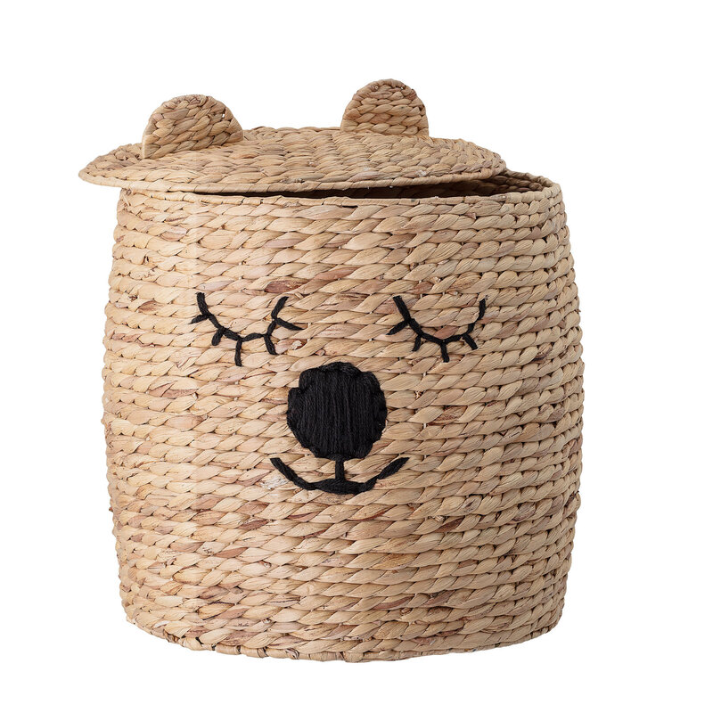 Bloomingville-collectie Dolma mand met deksel Water Hyacinth