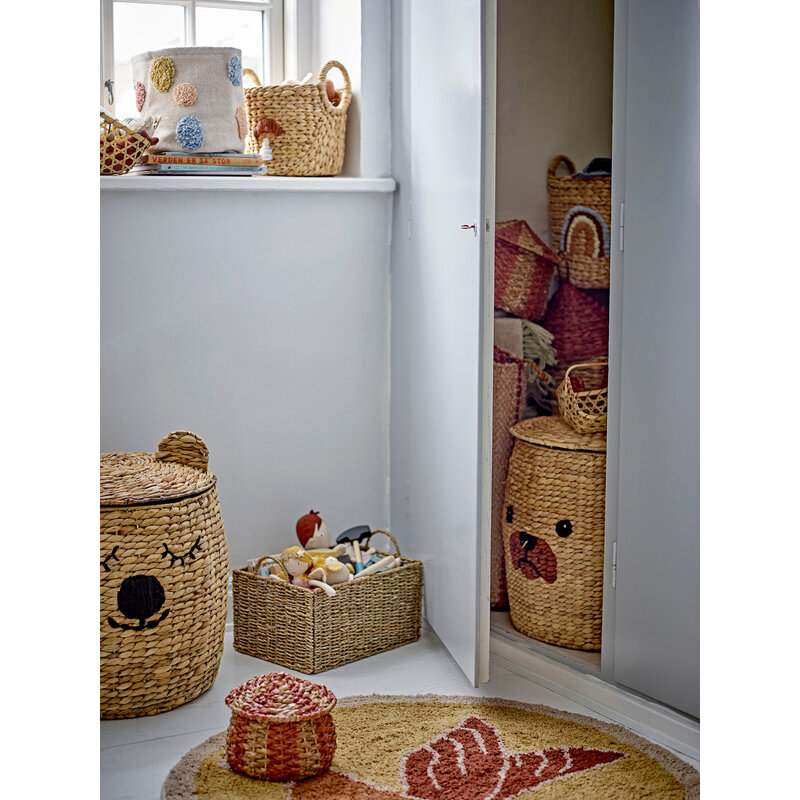 Bloomingville-collectie Dolma mand met deksel Water Hyacinth