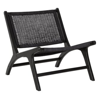 Lounge chair Lazy Loom Black