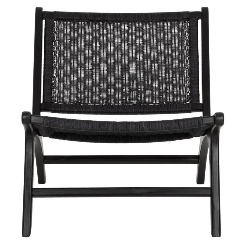 Lounge chair Lazy Loom Black