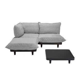 Fatboy Loungeset Paletti medium Rock Grey incl. tafel