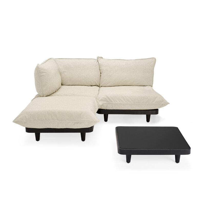 Fatboy-collectie Loungeset Paletti medium Sahara  incl. tafel antraciet