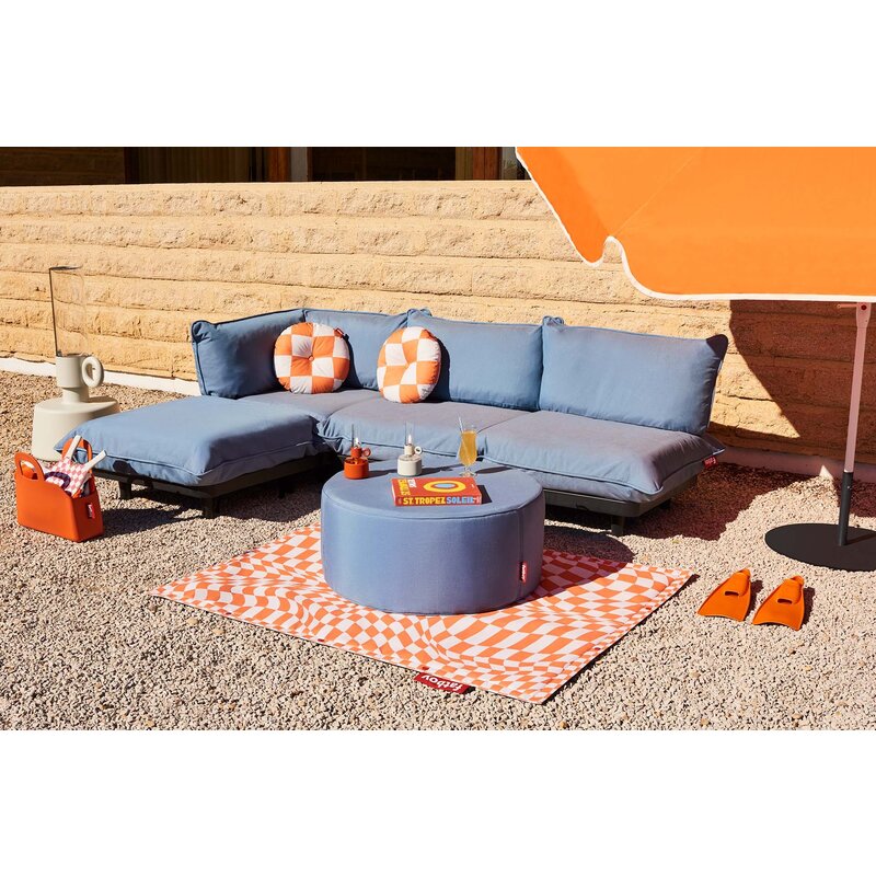 Fatboy-collectie Paletti hocker Storm Blue