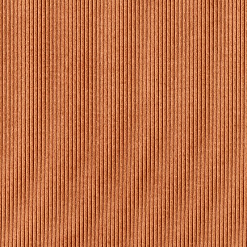 HKLIVING-collectie vint bank: element hocker corduroy rib dusty orange