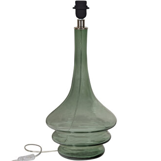 BePureHome Straw Table Lamp Body Glass Olive