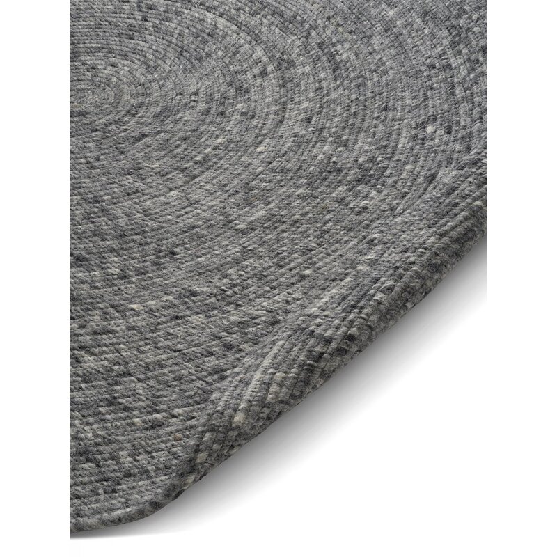 Classic Collection Rond vloerkleed Merino Graniet 200x200 cm