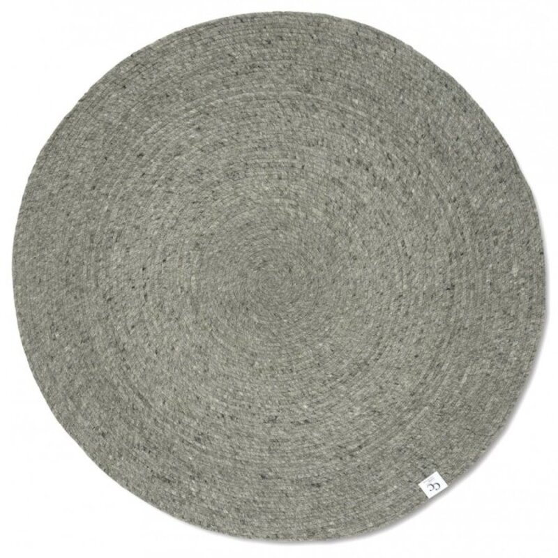 Classic Collection Rond vloerkleed Merino Groen 160x160 cm