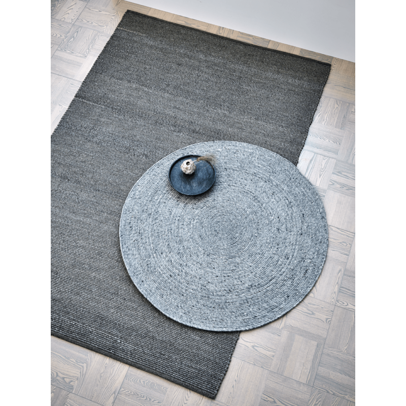 Classic Collection Rond vloerkleed Merino Groen 160x160 cm