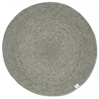 Classic Collection Vloerkleed Rond vloerkleed Merino Groen 200x200 cm