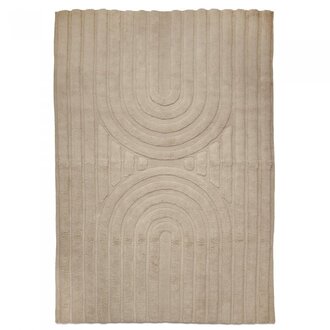 Classic Collection Vloerkleed Curve Naturel Beige 250x350 cm