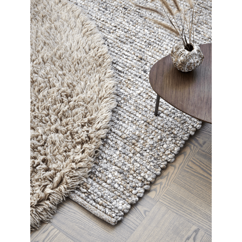 Classic Collection Vloerkleed Cloudy Rond Beige 160x160 cm