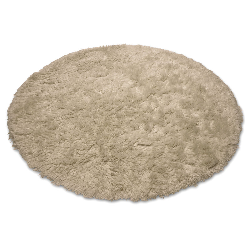 Classic Collection Vloerkleed Cloudy Rond Beige 160x160 cm
