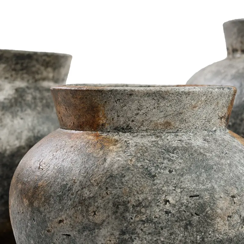 Bazar Bizar The Funky Vase - Antique Gray - M